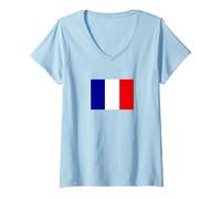 Mujer Francia Souvenirs Regalos franceses 2026 Vacaciones París París Camiseta Cuello V