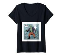 Mujer Frankenstein Camiseta Cuello V