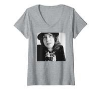 Mujer Frankie Miller Darlin Rock Cantante Duffy Archivo Fotografía Camiseta Cuello V