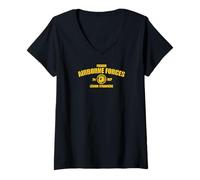 Mujer French Airborne Forces - 2 Rep Légion Étrangère Camiseta Cuello V