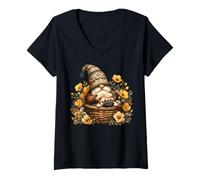 Mujer Frenchie Grandpa Gnome Dad For Dog Mom Cute French Bulldog Camiseta Cuello V