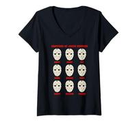 Mujer Friday The 13th Emotions of Jason Camiseta Cuello V