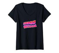 Mujer Friedrich Nietzsche Camiseta Cuello V