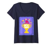 Mujer Friends. Best Mom Camiseta Cuello V