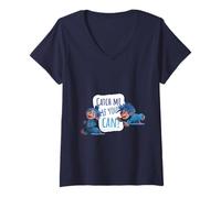 Mujer Friends. Catch Me If You Can! Camiseta Cuello V