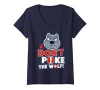 Mujer Friends. Emoji #7 Camiseta Cuello V