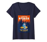 Mujer Friends. I Came for Peace Camiseta Cuello V