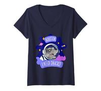 Mujer Friends. I Need Snacks! Camiseta Cuello V