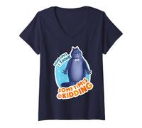 Mujer Friends. Sometimes I'm Kidding Camiseta Cuello V