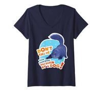 Mujer Friends. Where is Homework? Camiseta Cuello V