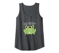 Mujer Frog abraza a su introvertido interior,Yo existo sin mi consentimiento Camiseta sin Mangas