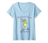 Mujer Frog The Horrors Persisten Pero también Frog Funny Hombres Mujeres Camiseta Cuello V
