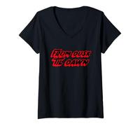 Mujer From Dusk Til Dawn | Película de los 90 Campy Cult Classic Horror Camiseta Cuello V