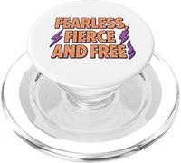 Mujer Fuerte Feroz e intrépida cree en ti Mismo PopSockets PopGrip para MagSafe