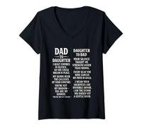 Mujer Fuerza atada por el amor donde los padres forjan y rugen las hijas. Camiseta Cuello V