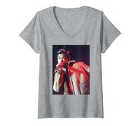Mujer Fugees Lauryn Hill Matándome Suavemente Era 1996 Camiseta Cuello V