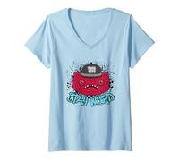 Mujer Fuggler Wired Eyed Weirdo Stay Weird Fugg Life Camiseta Cuello V