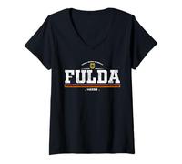 Mujer Fulda Germany/Deutschland Camiseta Cuello V