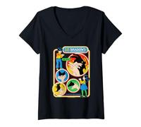Mujer Fun with Shadows Occult Retro Vintage Funny Adult Humor Camiseta Cuello V