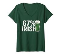 Mujer Funny 67 Irish Six Seven St Pats Joke 6 7 St Patricks Day Camiseta Cuello V