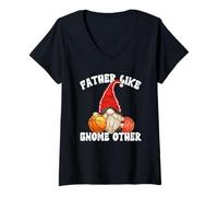 Mujer Funny Basketball Dad Saying For Men Unique Fathers Day GNOME Camiseta Cuello V