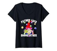Mujer Funny Bingo Dad Saying For Fathers Day Unique Bingo GNOME Camiseta Cuello V