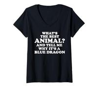 Mujer Funny Blue Dragon Saying Tshirt Hilarious Blue Dragon Joke Camiseta Cuello V
