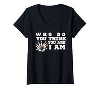 Mujer Funny Bowling ¿Quién te Crees Que Eres? Soy un clásico de Bolos Camiseta Cuello V