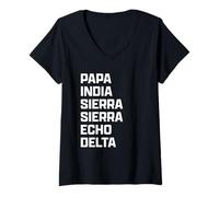 Mujer Funny British Slang Pissed Camiseta Cuello V