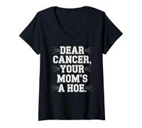 Mujer Funny Dear Cancer You Mom'S Saying Adulto Humor Mordaza Mujeres Hombres Camiseta Cuello V
