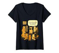 Mujer Funny Dog's Anonymous Han pasado tres semanas desde que ladré Camiseta Cuello V