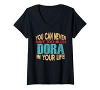 Mujer Funny Dora Personalized Tshirt First Name Joke Item Camiseta Cuello V