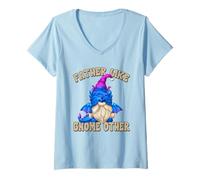 Mujer Funny Fathers Day GNOME Graphic For Men Bearded Dragon Dad Camiseta Cuello V