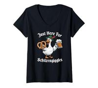 Mujer Funny German Funny Oktoberfest Sarcastic Meme Joke Humor Camiseta Cuello V