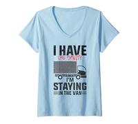Mujer Funny I’m Staying In The Van Phasmophobia Gamer Men Women Camiseta Cuello V