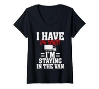 Mujer Funny I'm Staying In Tha Van Phasmophobia Gamer Men Women Camiseta Cuello V