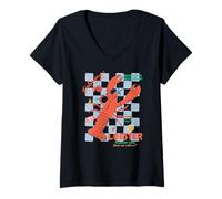 Mujer Funny Lobster Crawfish Seafood Delicious Vintage Lobster Camiseta Cuello V