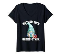 Mujer Funny Nursing GNOME Graphic For Women Best Surgery Nurse Mom Camiseta Cuello V