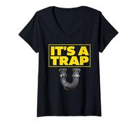 Mujer Funny Plumber Plumbing Handyman Pipe Fitter It's A Trap Camiseta Cuello V
