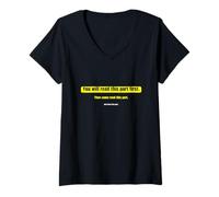 Mujer Funny reading text - You Will Read This Part First Camiseta Cuello V
