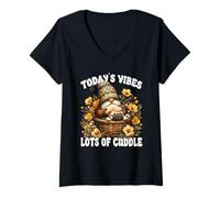 Mujer Funny Retirement Saying For Retired Dog Dad And Frenchie Mom Camiseta Cuello V