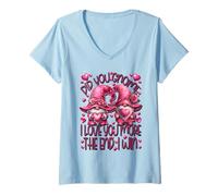 Mujer Funny Saying For GNOME Lover I Love You More The End I Win Camiseta Cuello V