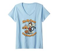 Mujer Funny Teacher Jubilación Retro Not My Monkeys Anymore Camiseta Cuello V