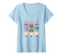 Mujer Funny Teacher Quote For Women Who Loves Teach Love Inspire Camiseta Cuello V
