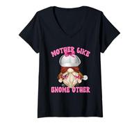 Mujer Funny True Crime Mom Saying For Women Sherlock Garden GNOME Camiseta Cuello V