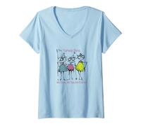Mujer Funny Women Golf Fairway Divas Vinimos, vimos, Clubes Camiseta Cuello V