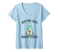 Mujer Funny Yoga Teacher GNOME Graphic For Grandma Life Yoga Mom Camiseta Cuello V