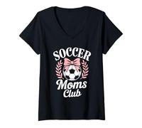 Mujer Fútbol Mothers Club Fútbol Padres Camiseta Cuello V