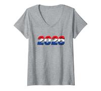 Mujer Fútbol - Países Bajos, Holanda, Mundial de 2026 Camiseta Cuello V