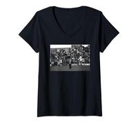Mujer Fútbol Vinnie Jones Wimbledon V Tottenham Hotspur 1988 Camiseta Cuello V